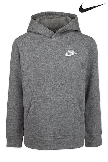 Nike No-Show Grey Fleece Little Kids Hoodie (535819) | £25
