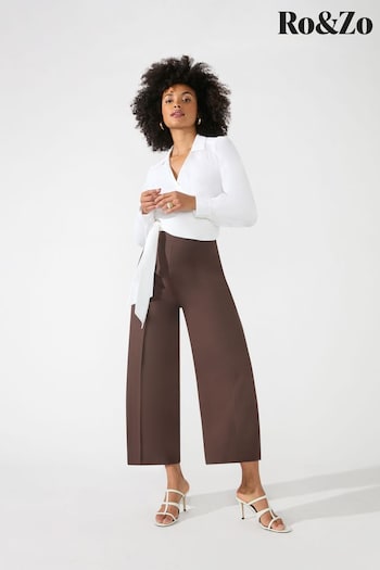Ro&Zo Culotte Brown Trousers (536268) | £89