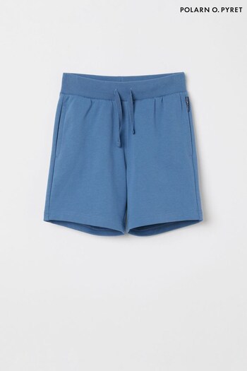 Polarn O. Pyret Blue Organic Cotton Jersey Shorts (536611) | £18 - £20