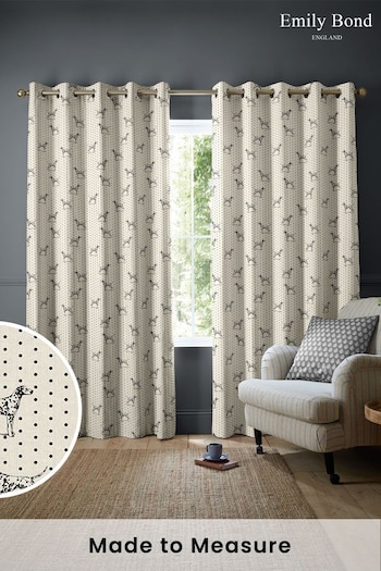 Emily Bond Natural Fred Made to Measure Curtains (537124) | £91