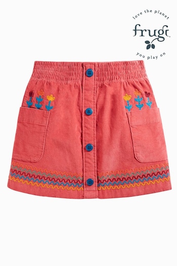 Frugi Red Claudia Cord Skirt (537441) | £29 - £31