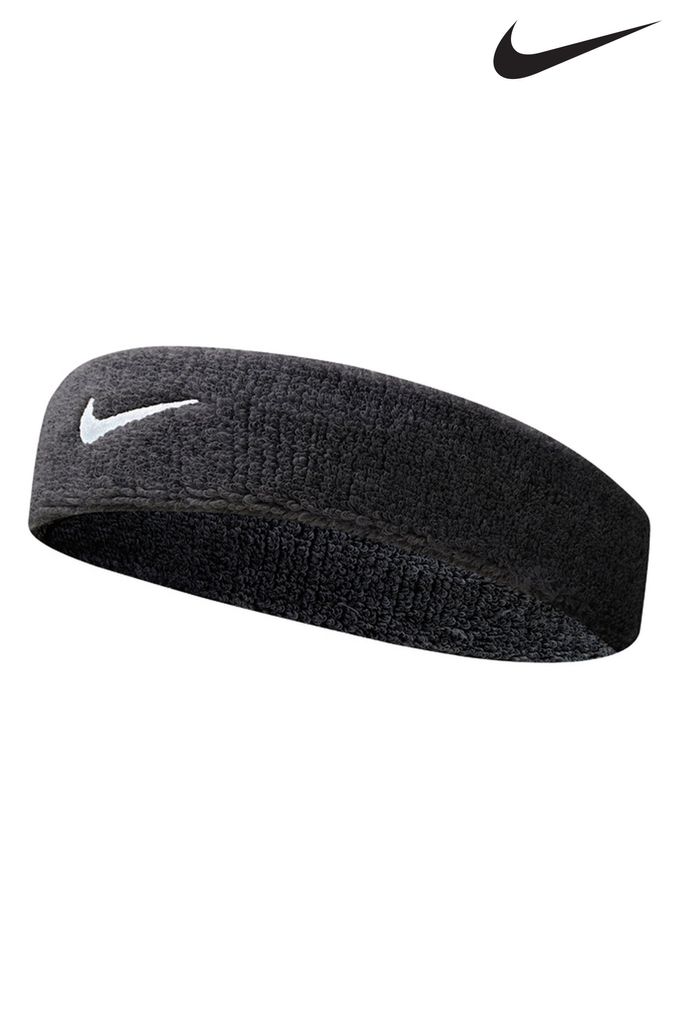 Nike Black Swoosh Headband (537501) | £7