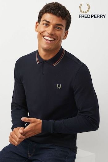 Fred Perry Mens Twin Tipped Polo manches Shirt (537540) | £90