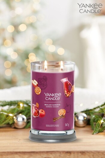 Yankee Candle Purple Signature Large Tumbler Mulled Sangria Scented Candle (537786) | £32