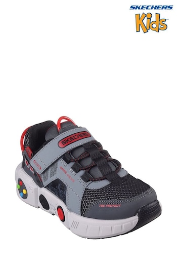Skechers Grey Gametronix Shoes (538109) | £57