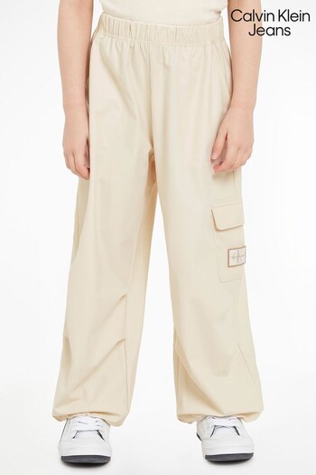 Calvin Klein Jeans Girls Natural Parachute Trousers (538334) | £75