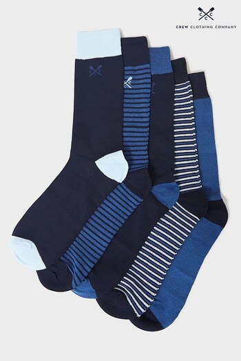 Crew Clothing Company Blue Print Socks (538451) | £35