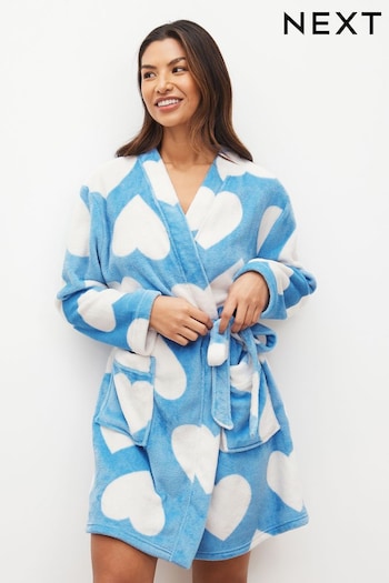 Blue Heart Supersoft Dressing Gown (538483) | £25