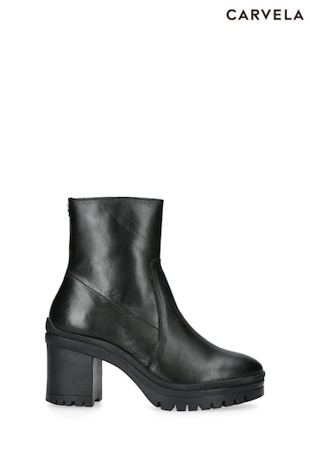 Carvela Comfort Black Secure Ankle Boots Leather (538533) | £189