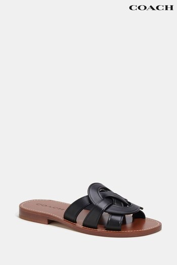 COACH Issa Leather Sandals (538550) | £97