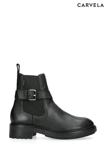 Carvela Comfort Black Margot Ankle stud-embellished Boots (538698) | £199