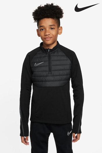 Nike lv8 Black/White Therma-FIT Training Drill Top (538805) | £55
