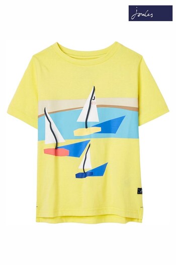 Joules Ben Yellow Short Sleeve T-Shirt (539281) | £6.95 - £8.95