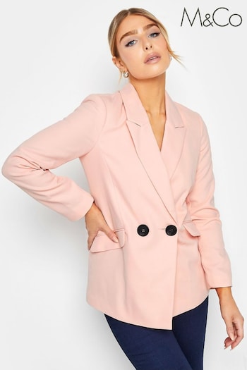 M&Co Pink Button Detail Tailored Jacket (539497) | £33