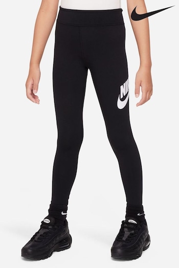 Nike Black Essentials Logo Mid-Rise Leggings (539796) | £32.99