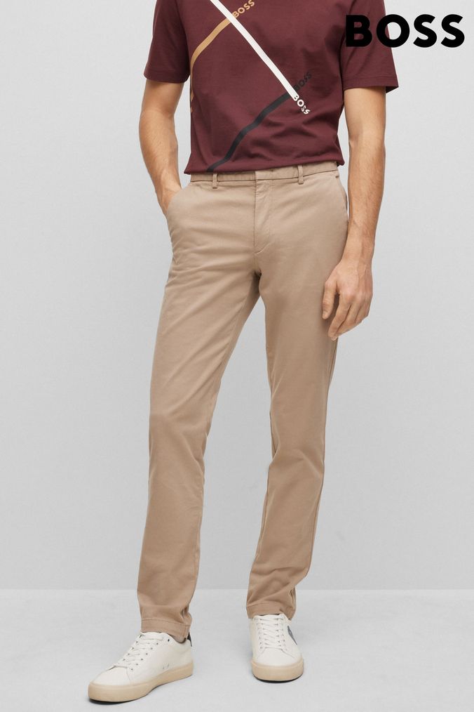 Hugo boss stretch chinos hotsell