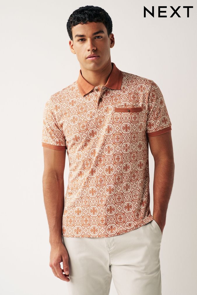 Mens orange shirts on sale uk