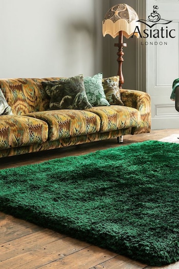 Asiatic Rugs Green Plush Rug (540089) | £296 - £535