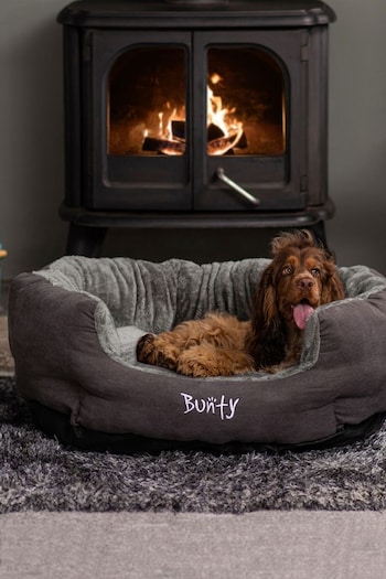 Bunty Grey Polar High Sided Dog Bed (540158) | £30 - £45