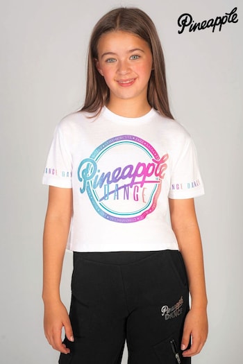 Pineapple embroidery Logo Crop T-Shirt (540621) | £20