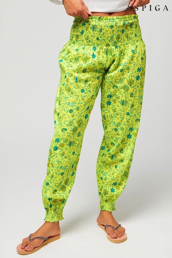 Aspiga Green Harem Trousers (540750) | £50
