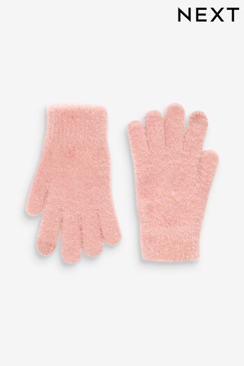 Pink Fluffy Gloves (3-16yrs) (540794) | £4 - £7
