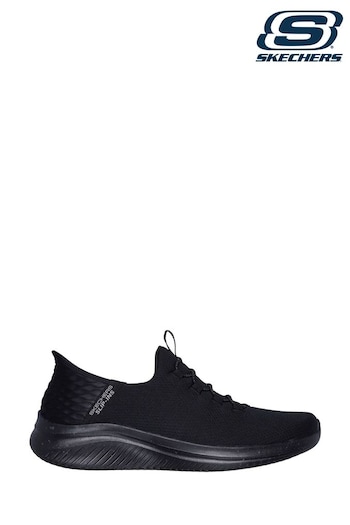 Skechers Black Ultra Flex 3.0 Right Away Slip In Wide Trainers (540831) | £81