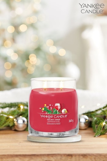 Yankee Candle Red Signature Medium Jar Holiday Cheer Scented Candle (540931) | £25
