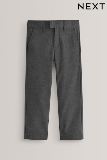 Grey Regular Waist School Formal Stretch Skinny castanho Trousers (3-17yrs) (540945) | £9 - £18