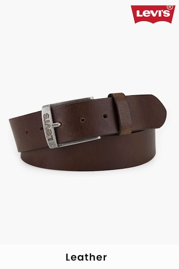 Levi's® Brown Leather Duncan Belt (541395) | £33