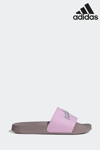 adidas bape Purple Sportswear Adult Adilette Shower Slides (541430) | £25