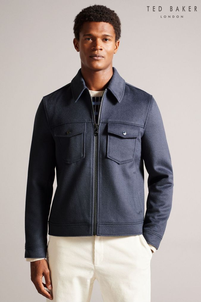 Ted baker deals cargo leather jacket