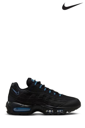 Nike Black/Blue Air Max 95 Trainers (541767) | £170
