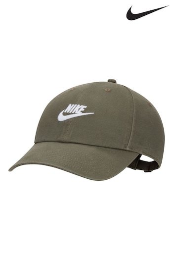 Nike custom Green Club Unstructured Futura Wash Cap (542170) | £23