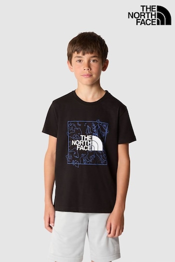 The Trainer Hub Kids Graphic Black T-Shirt (542448) | £28