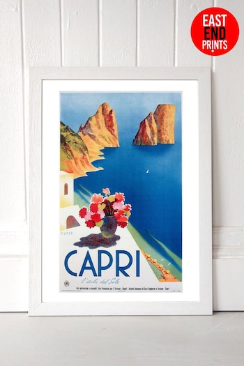 East End Prints White Capri Print (542513) | £47 - £132