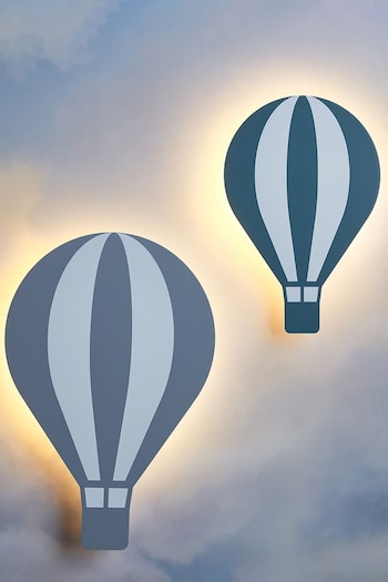 Lights4fun Hot Air Balloon Children's Wall Light Duo (542643) | £49.99