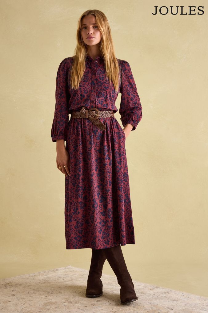 rebecca vallance monica long sleeved midi dress item Buy Newborn Boys Older Boys Women s Younger Girls New In 12 Summer Dress Print Cotton Joules Online ArvindShops