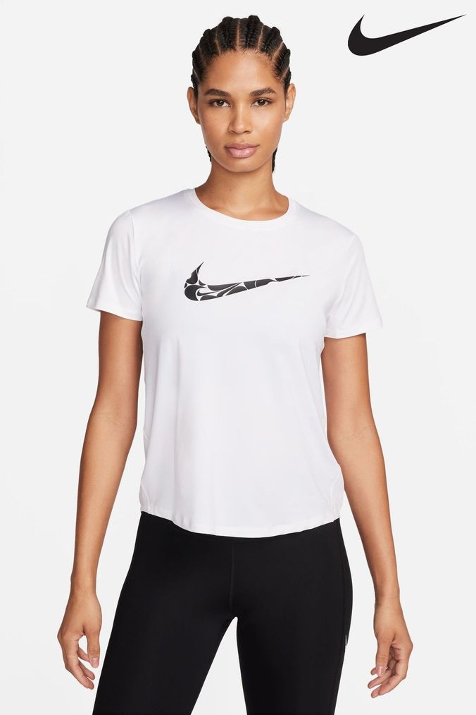Nike white on sale tops womens