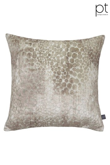 Prestigious Textiles Blush Pink Monument Geometric Feather Filled Cushion (543135) | £35