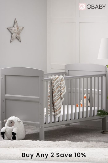Obaby Grey Grace Warm Cot Bed (543399) | £180