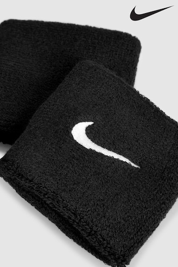 Nike Black Swoosh Wristband (543679) | £9