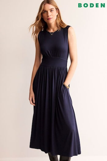 Boden Blue Thea Sleeveless Midi Dress (543866) | £80