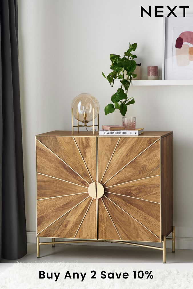 Small deals gold sideboard