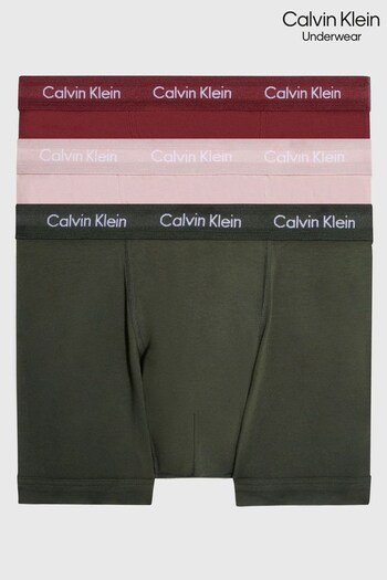 Calvin Klein Cotton Stretch Trunks 3 Pack (543924) | £42