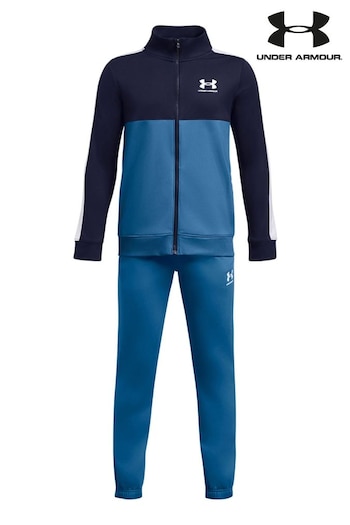 Under Madness Armour Blue/Black Knit Tracksuit (543956) | £55