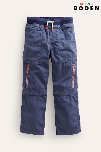 Boden Blue Zip-off Techno Trousers (544046) | £32 - £37
