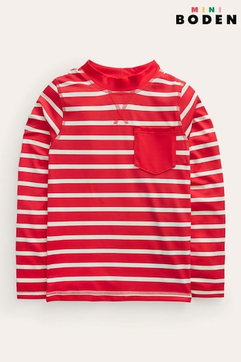 Boden Red Breton Rash T-Shirt (544690) | £21 - £23
