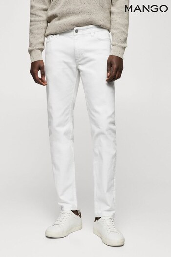 Mango Jan Slim-Fit White Jeans (544891) | £46