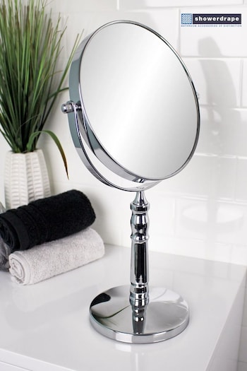 Showerdrape Chrome Vanity Mirror Round 5x Magnification Reversable Rho (544964) | £35